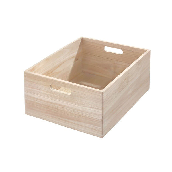 The Home Edit wood opbergbox extra groot